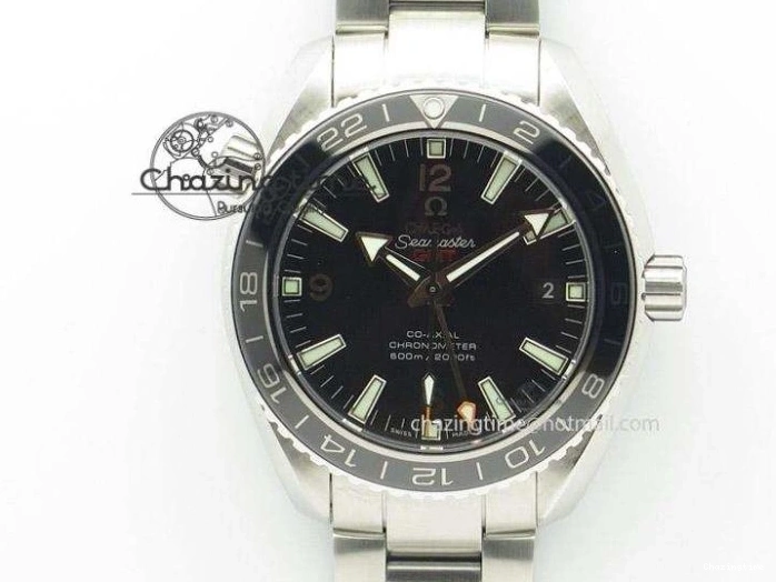 0114 Speedmaster Moonwatch OMF 1:1 Best Edition Black Dial Orange Hand on SS Bracelet A Timeless 8044